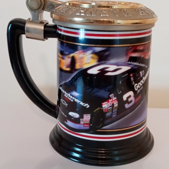 Dale Earnhardt Sr.. Collector Tankard, Stein The intimidator Franklin Mint - Picture 2 of 8